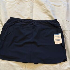 Jockey Blue Skort with Elastic Waistband and Lightweight Material